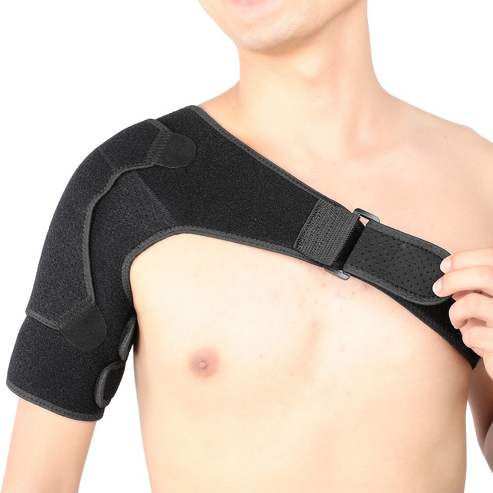 Improved pressurized punched breathable shoulder protector L code