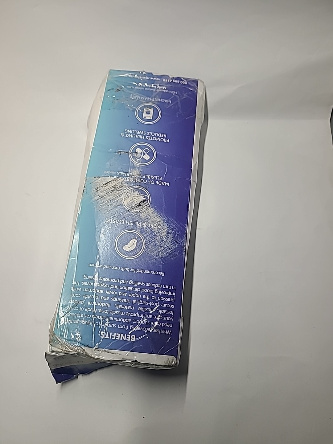 NYOrtho Abdominal Binder 8100-7590 Waist Support Belt Size XL height 9”H 75-90