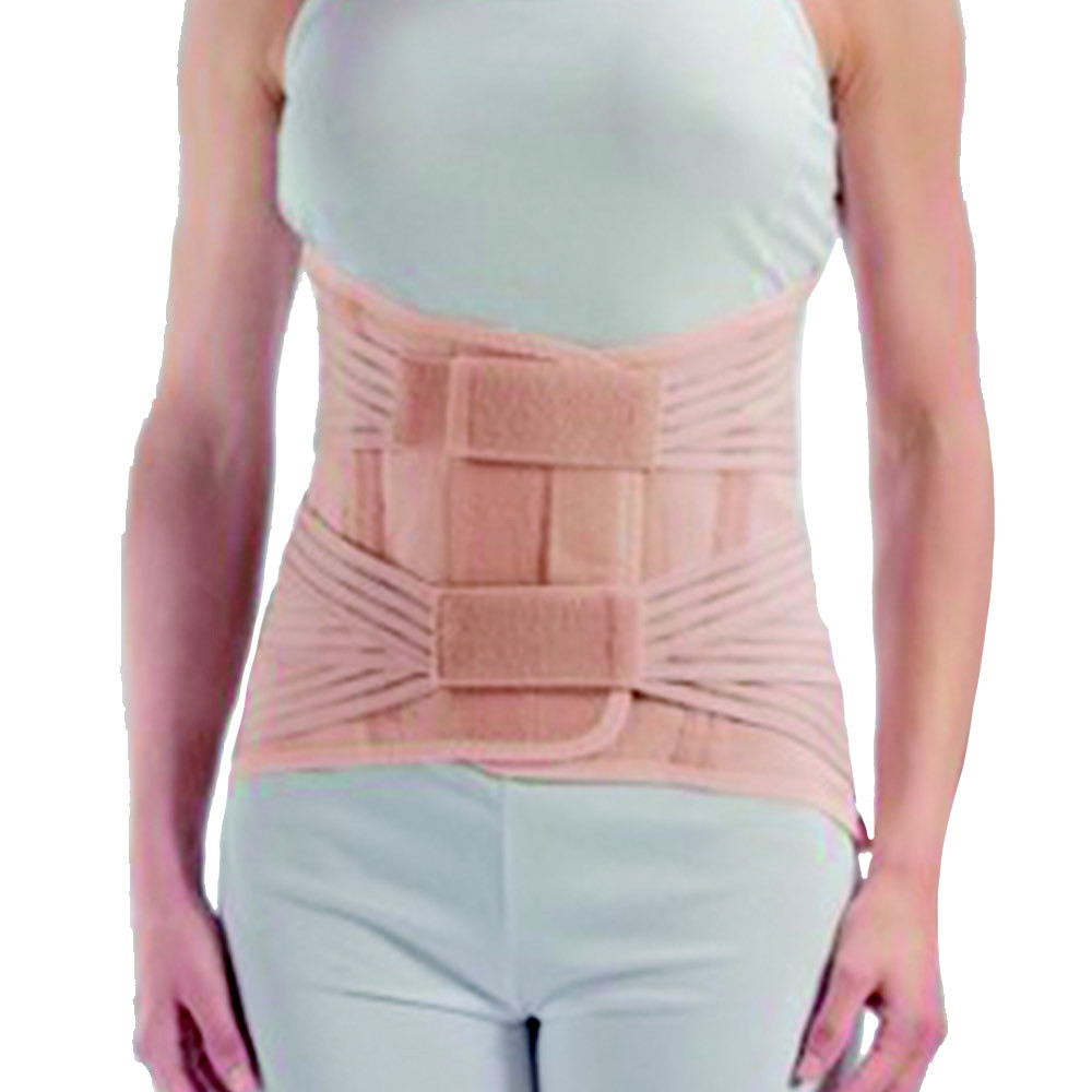 FGP lumbar band semi-rigid corset with slats Lombofixo H 38cm women Beige