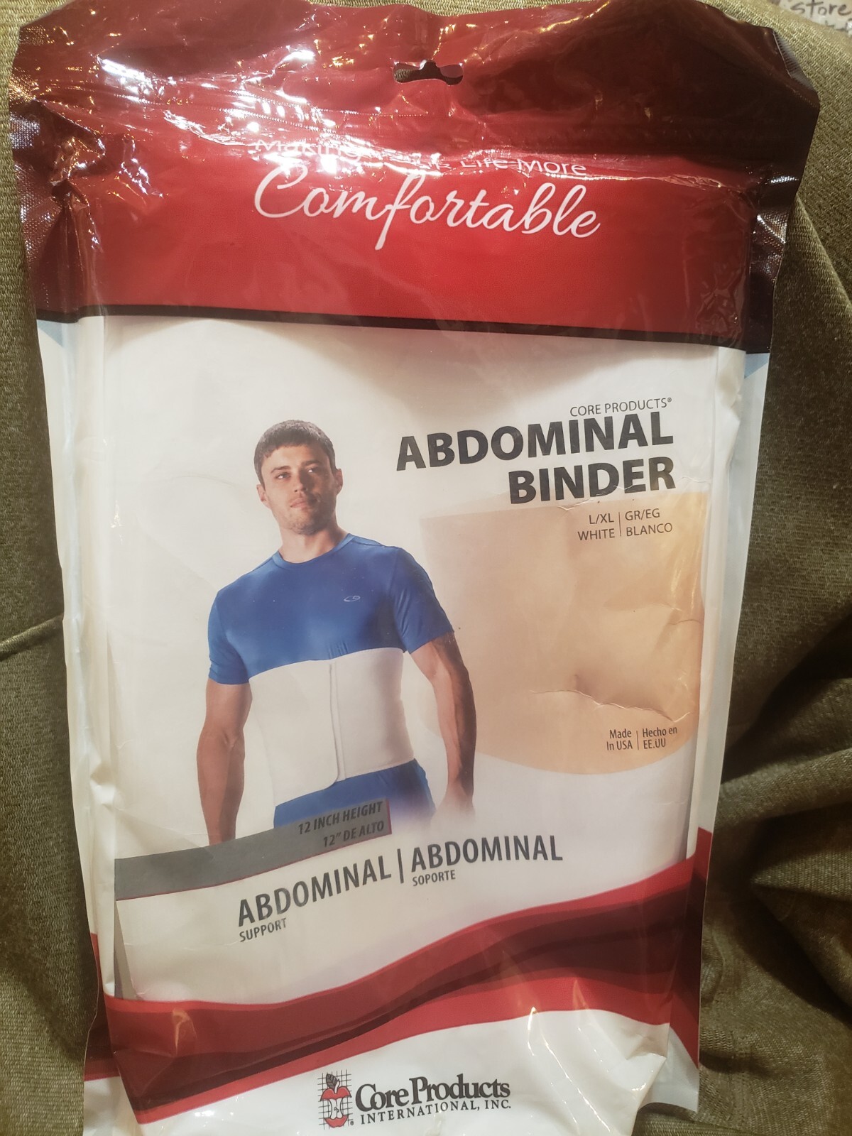 ⁹Core Products 12″ Abdominal Stability Binder Ideal for Injury, Post Surgery