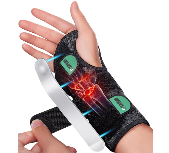 Oyakin Wrist Brace for Carpal Tunnel Night Support, Adjustable Wrist Splint for