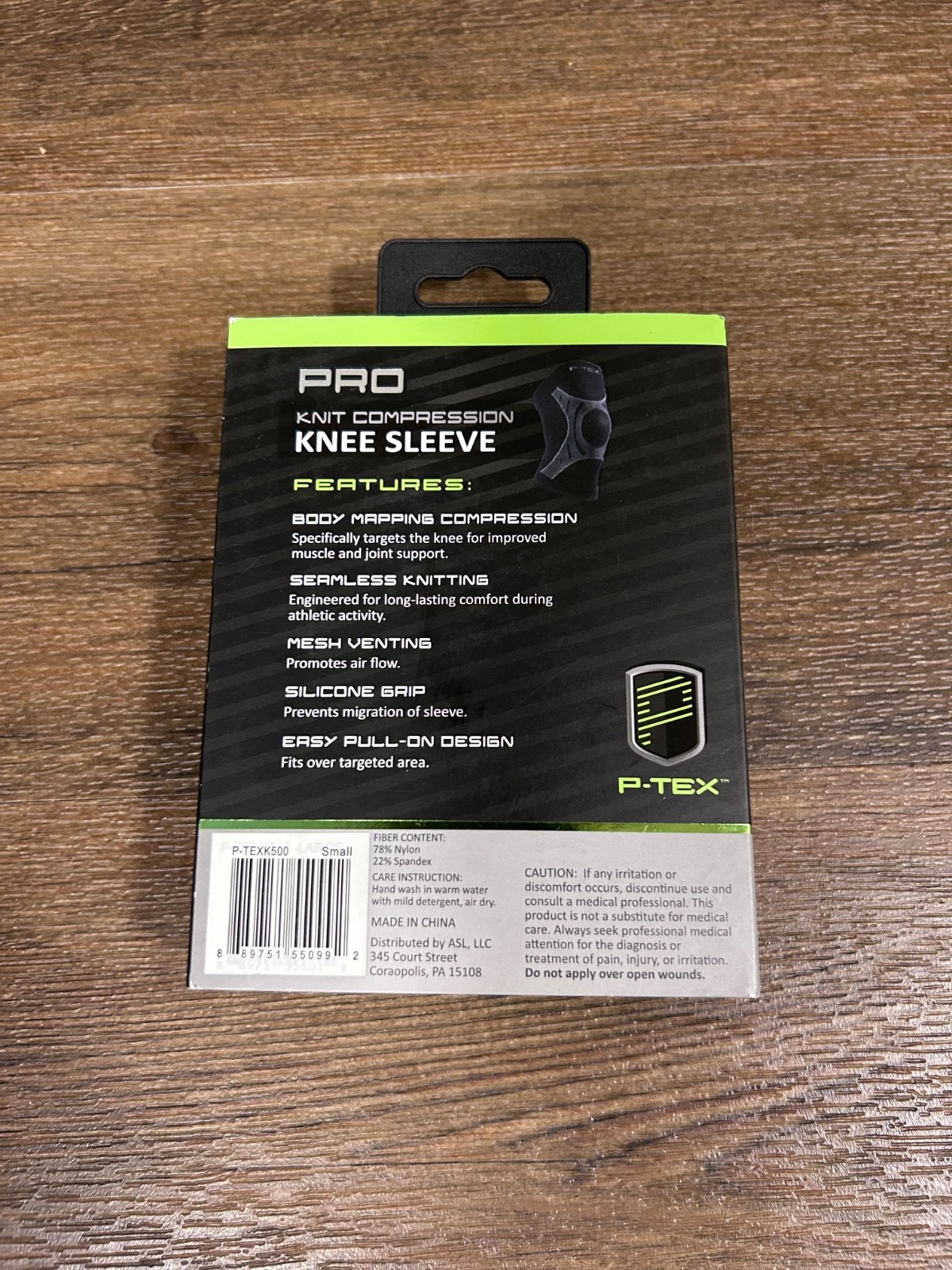 PRO Knee Sleeve with Knit Compression P-TEX