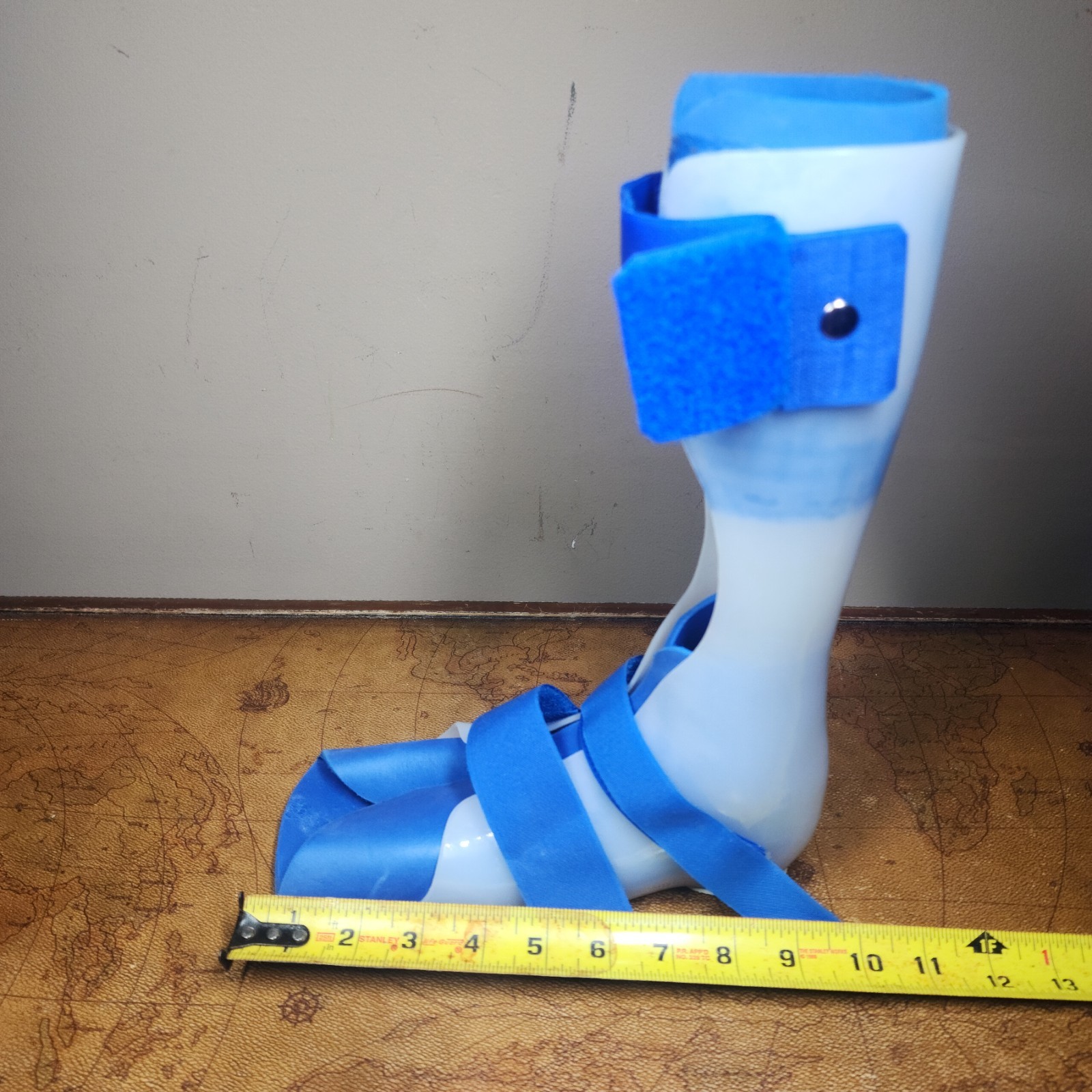 AFO KAFO Orthosis Hard Plastic Foot Support Ankle Brace Left Leg HiTEK