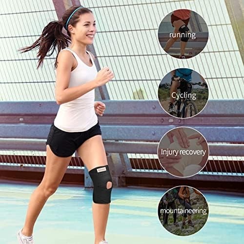 Adjustable Knee Brace with Side Stabilizers Support for ACL MCL Meniscus Pain