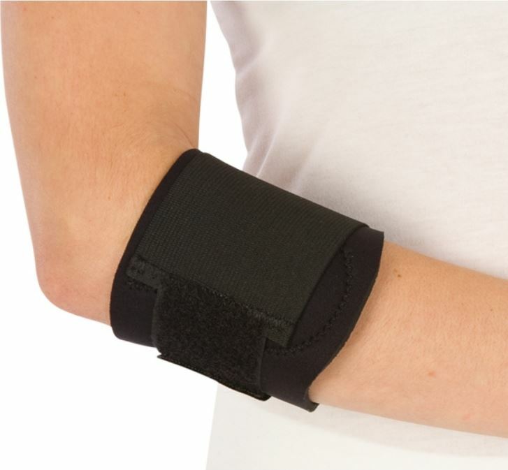 PROCARE Tennis Elbow Support Strap, Black Universal Contact Closure, 1 Each