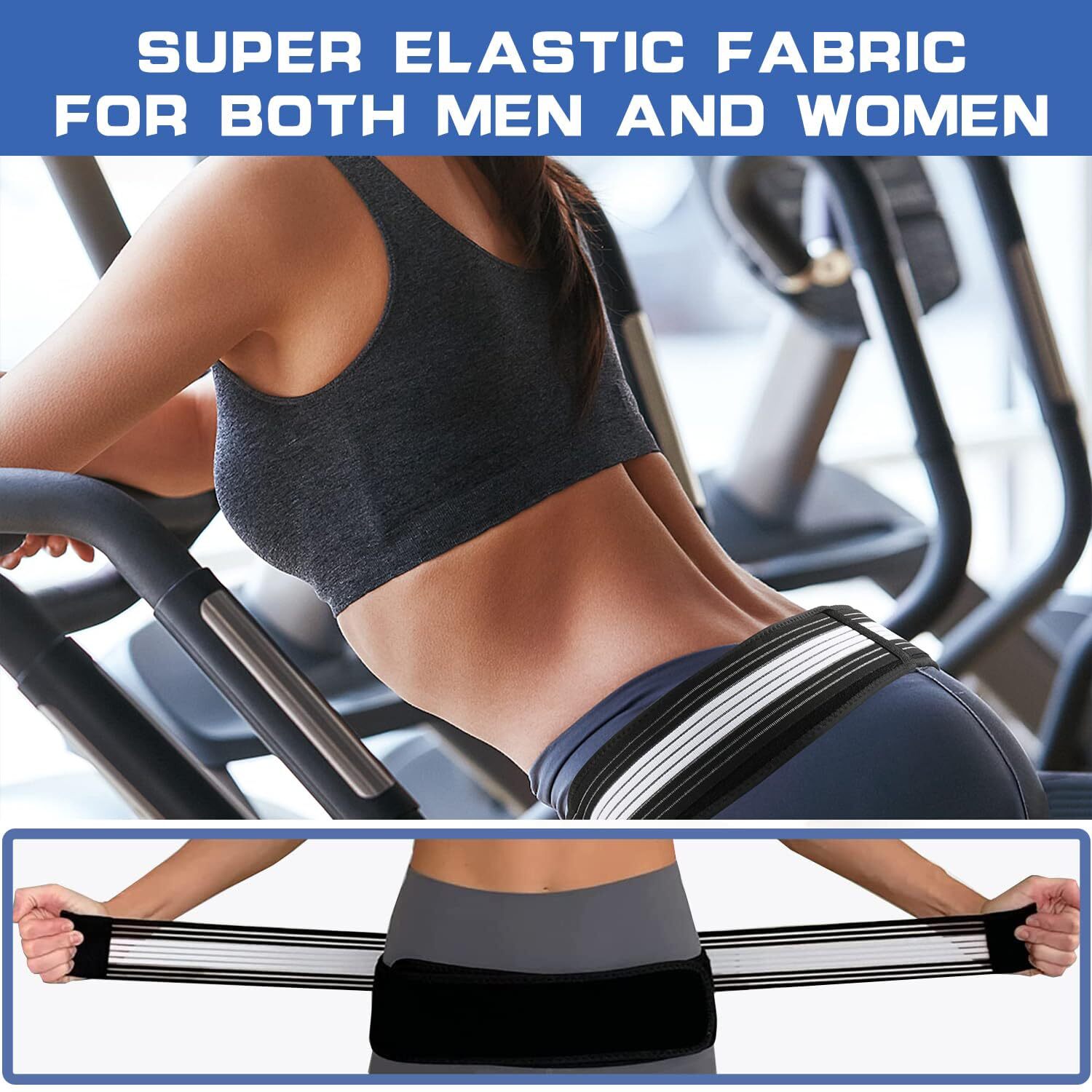 Pelvic Lower Back Hip Support Sacroiliac Belt Si Joint Pain for Women & Men