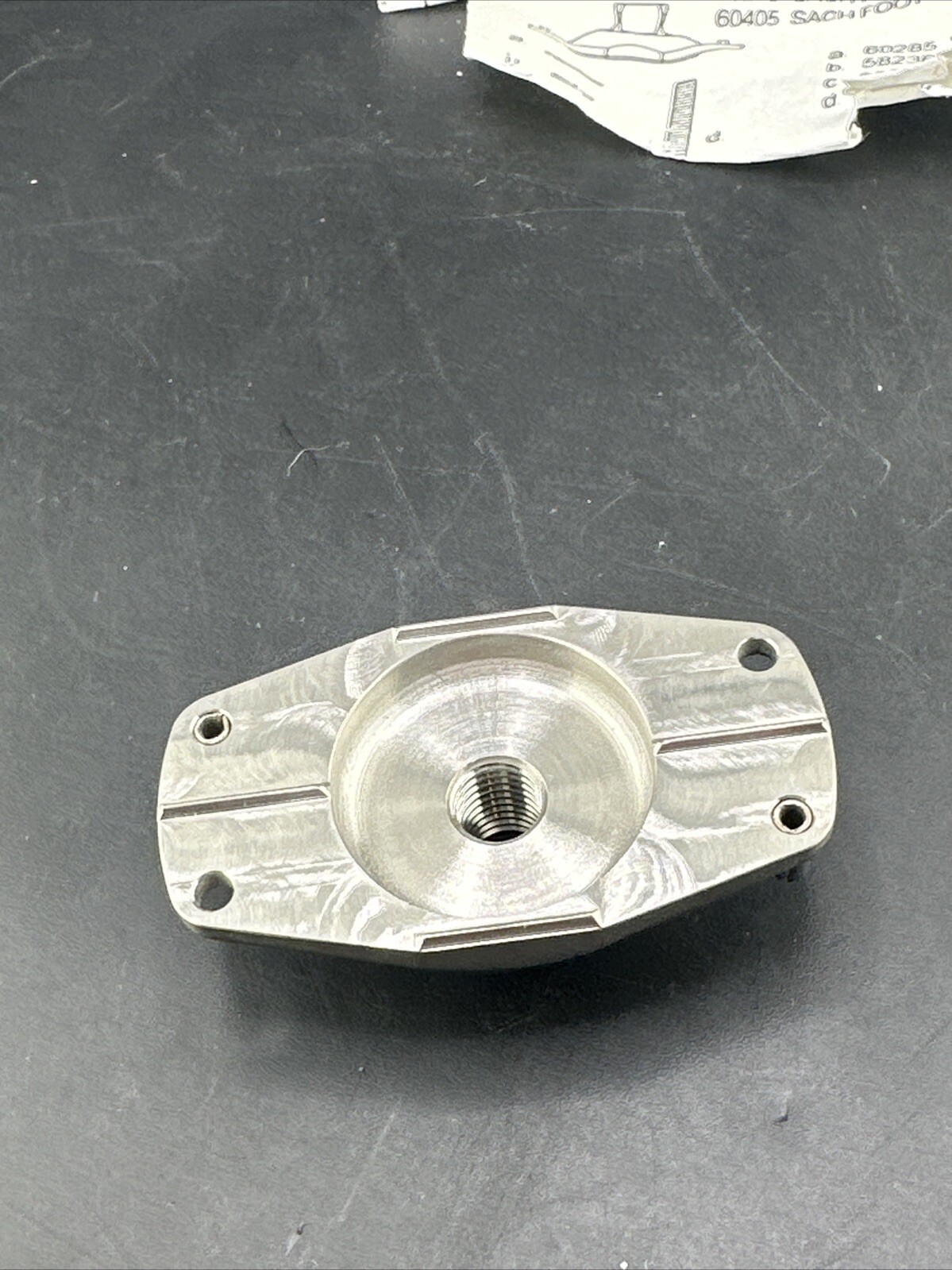Prosthetic component part, Titanium Hosmer Sach Foot Adapter W/out Bolt. New