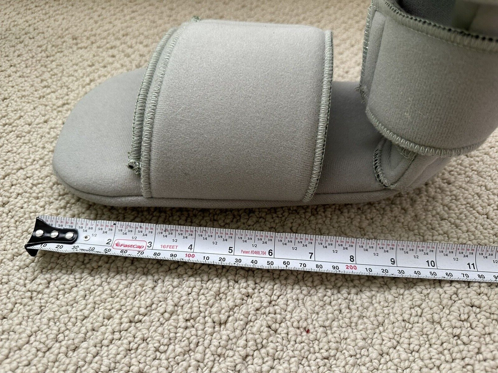 Padded Brace Splint 90 Degree Immobilizing Stretching Sleeping Boot Size Medium