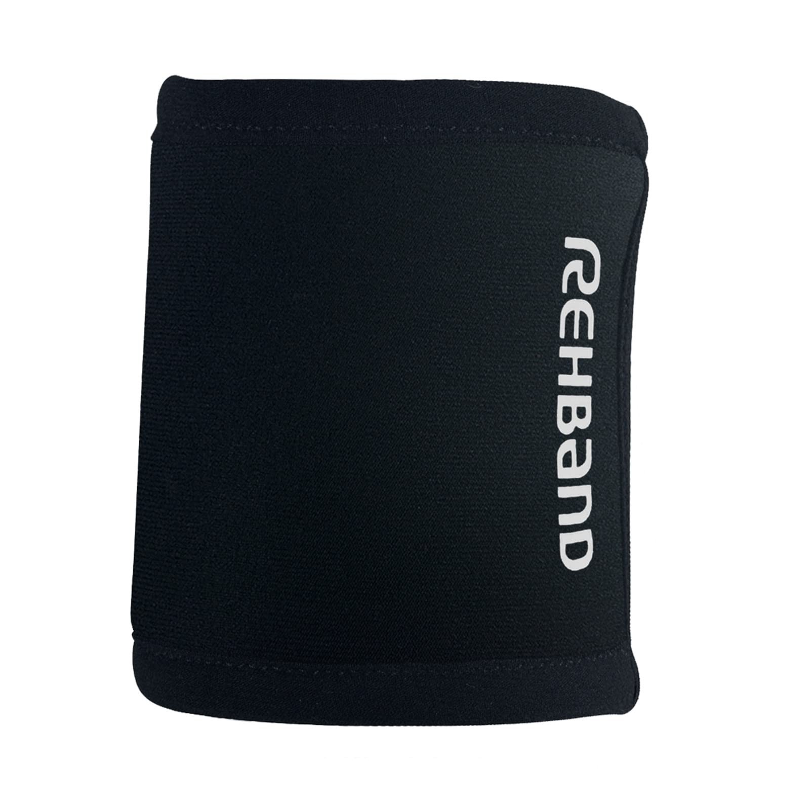 Rehband Neoprene Wrist Sleeves, 1 Pair, Support 5mm Medium, Black