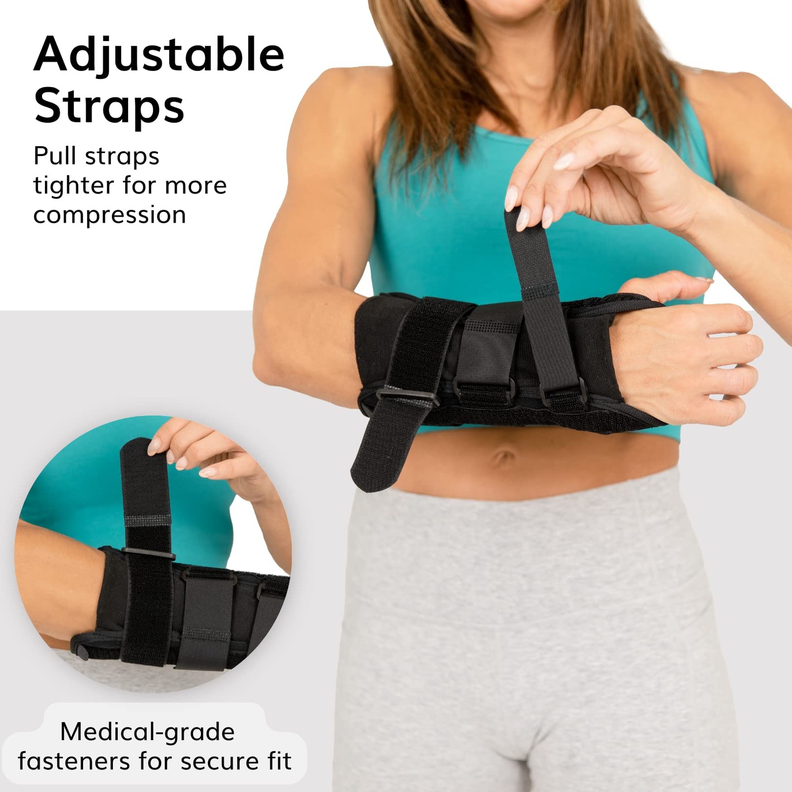 Wrist Splint Compression Brace – Volar Design for Carpal Tunnel, Fractures