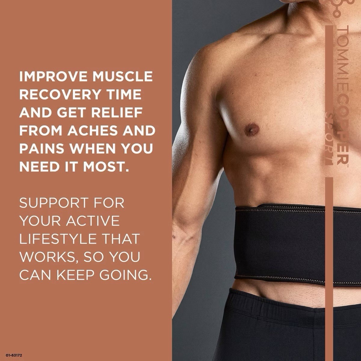 Tommie Copper Sport Comfort Back Brace L/XL Support Wrap