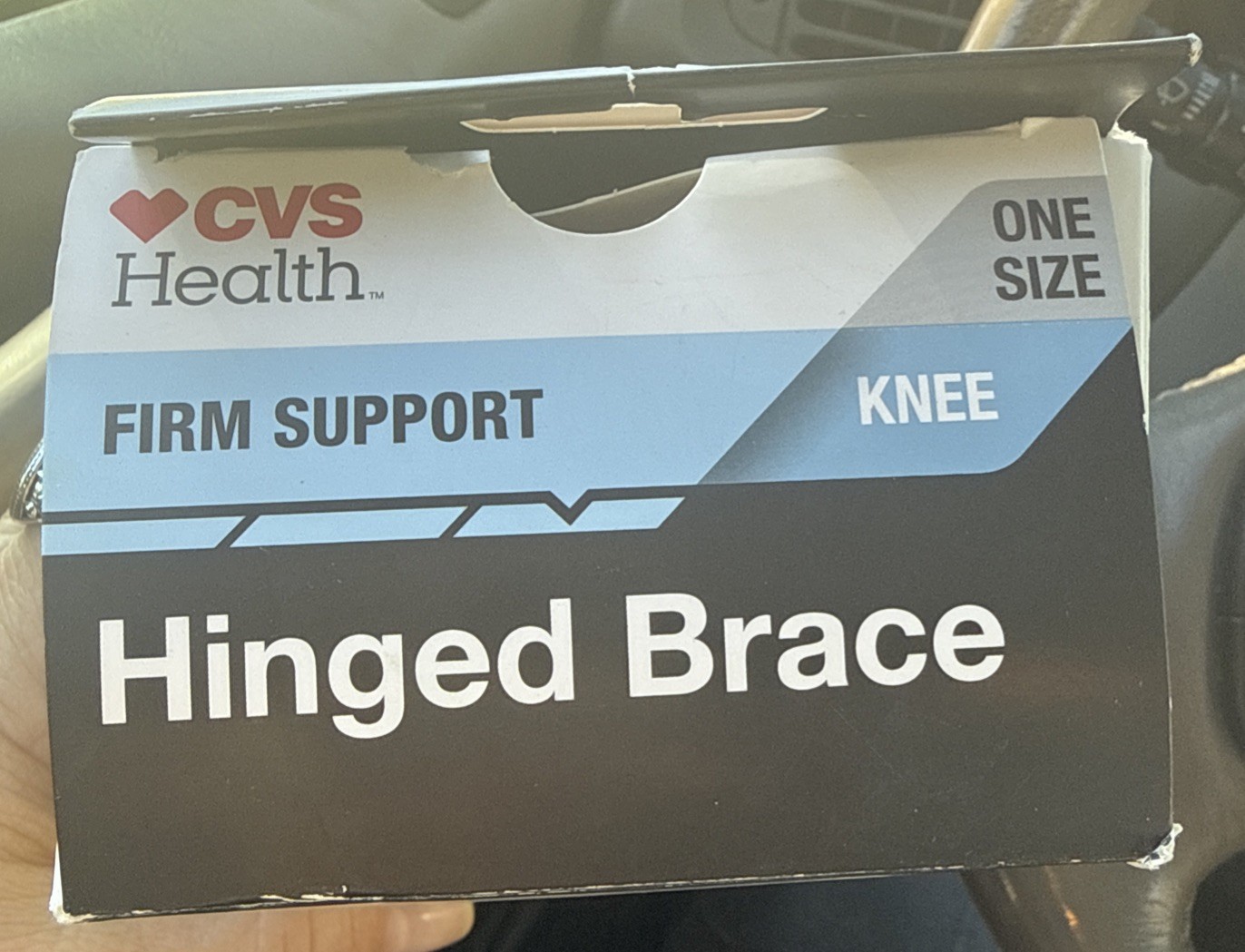 CVS Health Hinged Knee Brace – Firm Support, One Size