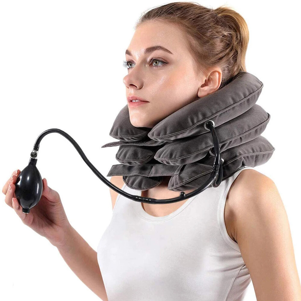 Cervical Neck Traction Device,Relief for Chronic Neck & Shoulder Alignment Pain