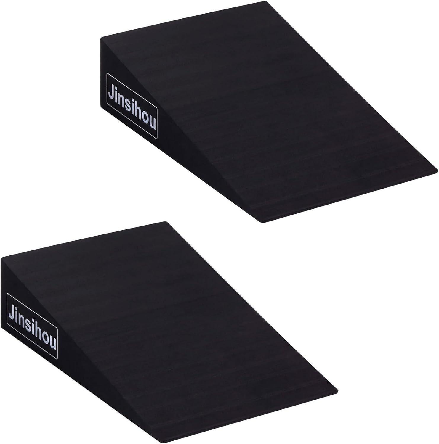 Squat Wedge Block Non-Slip Slant Board Calf Stretcher, 2Pcs Ankle Knee Leg Stret