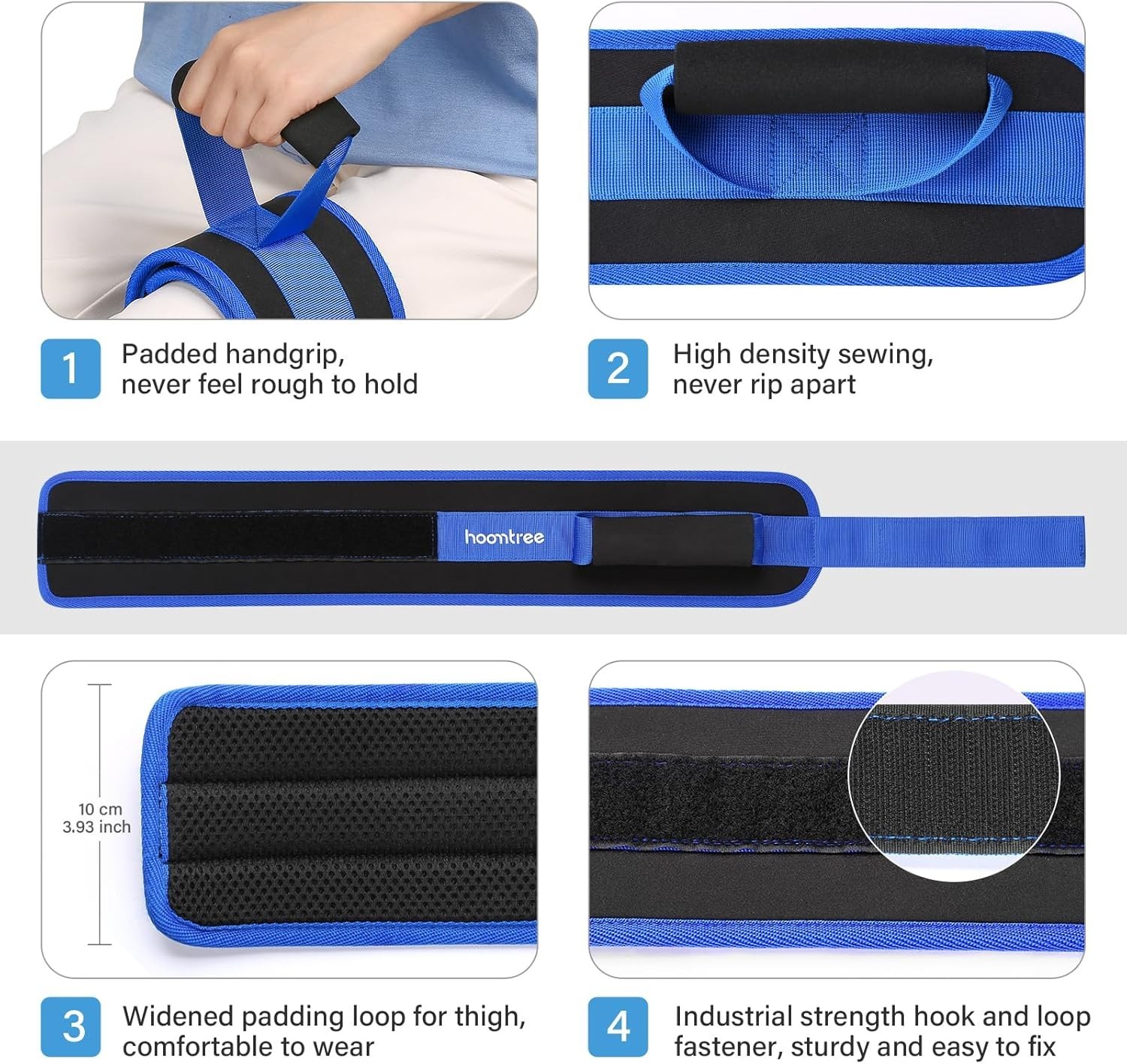 Leg Lifter Strap for Limited Mobility,Thigh Lifter Strap with Padded Grip and…