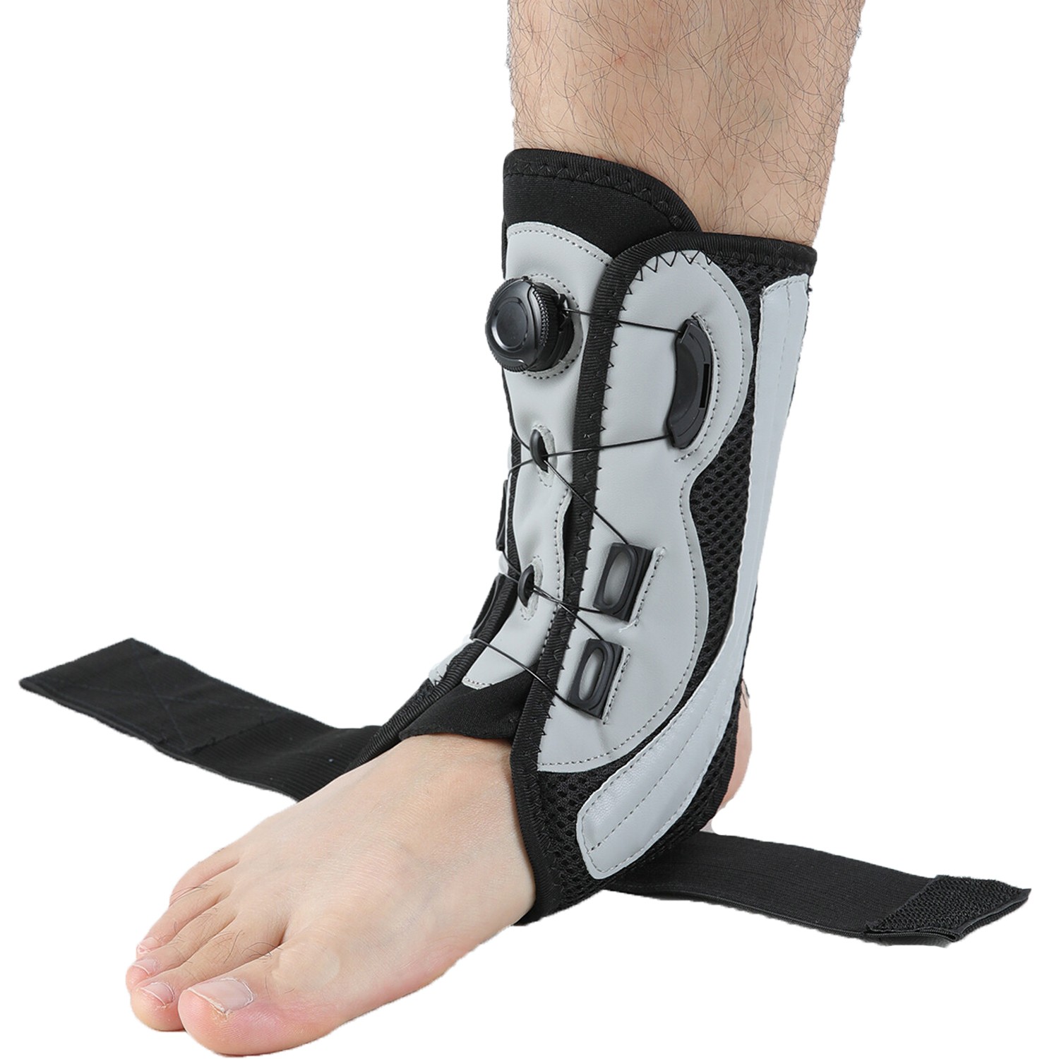 Ankle Brace Adjustable Straps Support Foot Guard Gym Orthopedic Splint Enhance