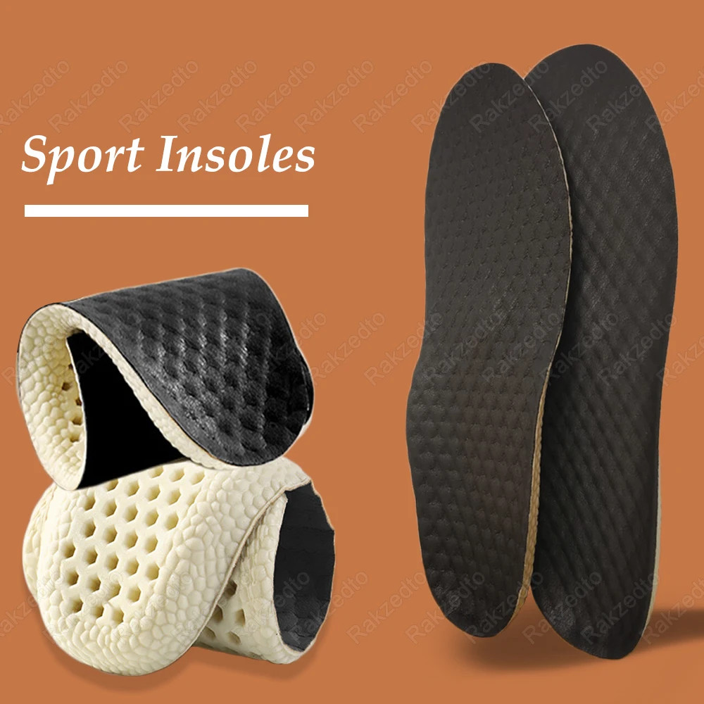 Sport Shock Absorbing Insoles for Basketball Running Shoes Inserts Man Woman Com