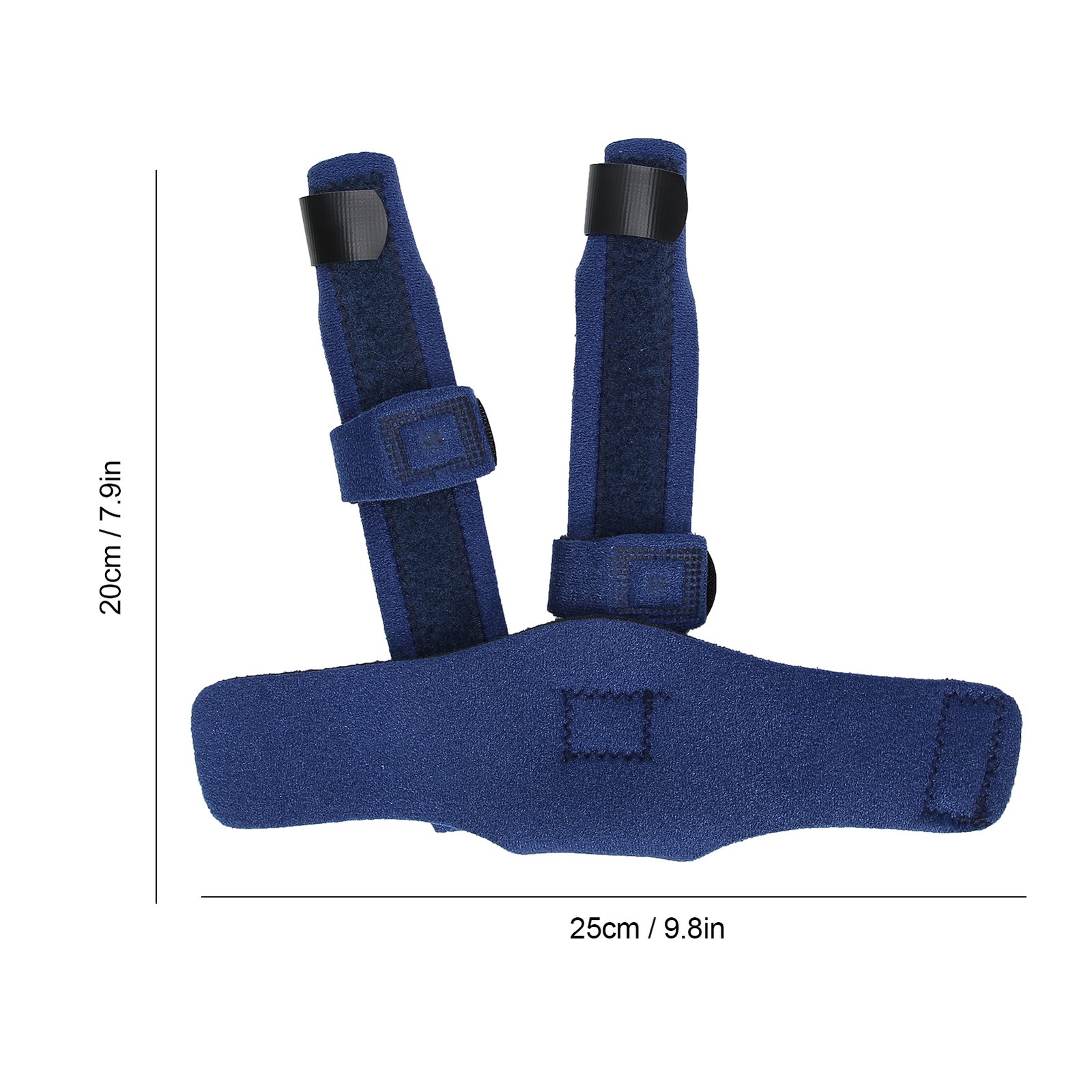 Two Fingers Splint Broken Injury Finger Adjustable Support Protective Correc