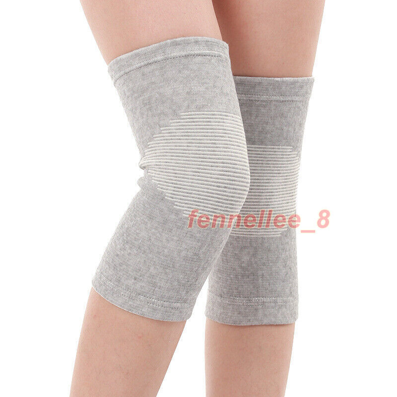 Knee Support Bamboo Compression Sleeve Arthritis Pain Relief Joint Support 1Pair