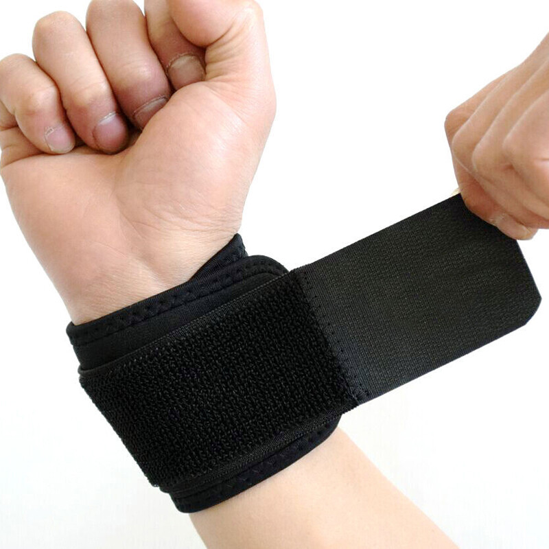 Wristbands Sport Wrist Bracers Adjustable Support Sport Protector Wrist