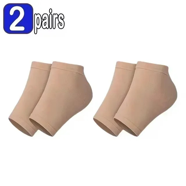 2PCS Gel Moisturizing Heel Socks Spa Sock For Foot Care Gel Heel Socks For Dry