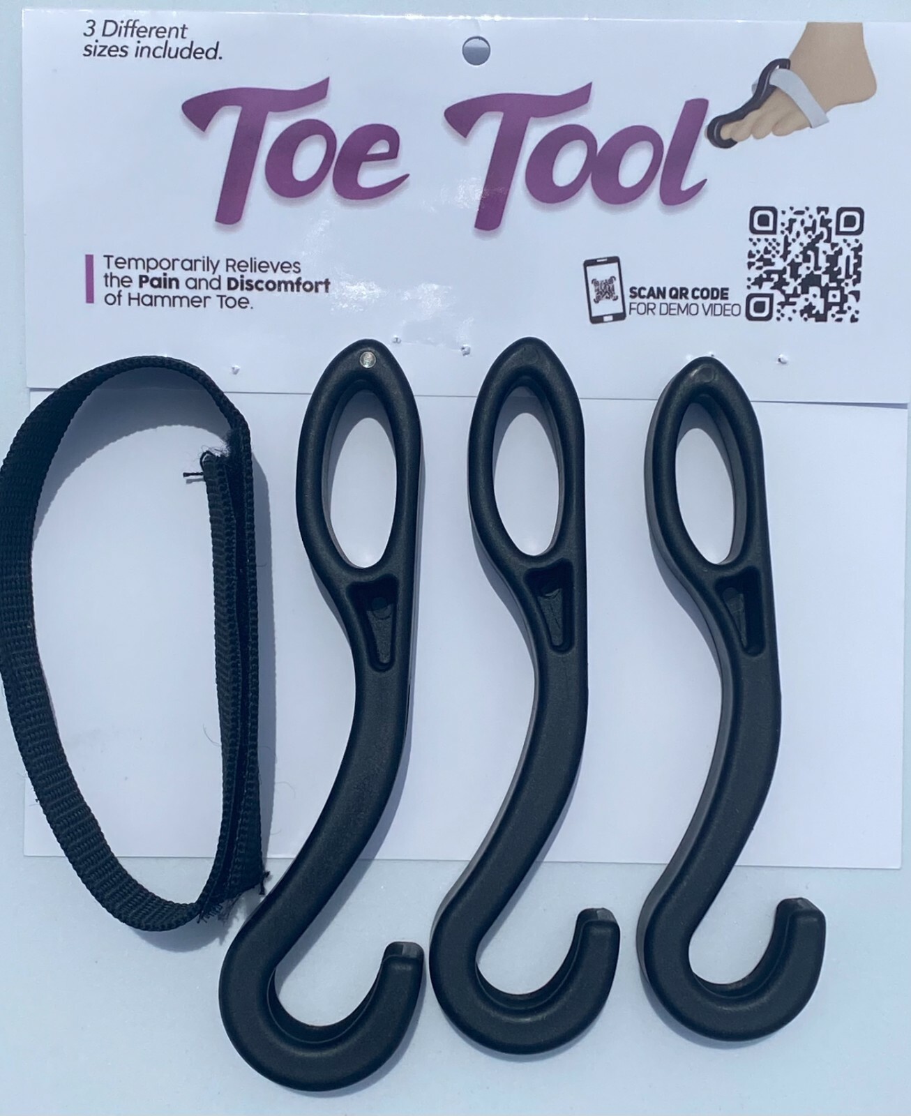Hammertoe Toe Straightener Hammer Toe Tool splint brace foot bent SEE VIDEO DEMO
