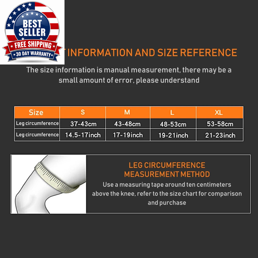 1PC Knitted Knee Guard,Anti-Slip Compression Knee Brace Support for Men Women,Co