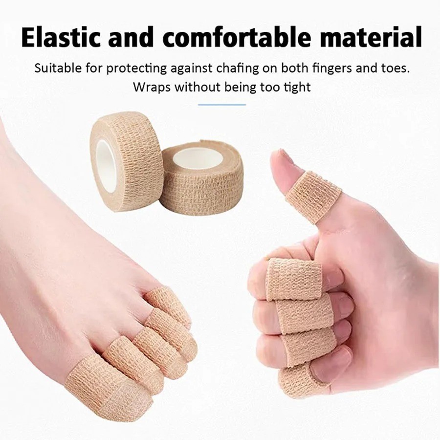 Toe Protector Bandage Heels Heel Anti-wear Adherent Tape Cohesive Toe Finger