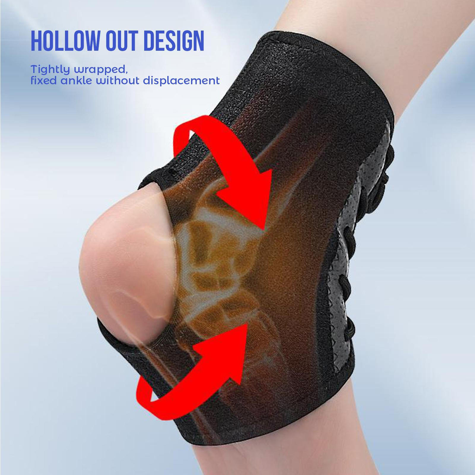 Ankle Support Compression Strap Achilles Tendon Brace Sprain Sports Stabilizer