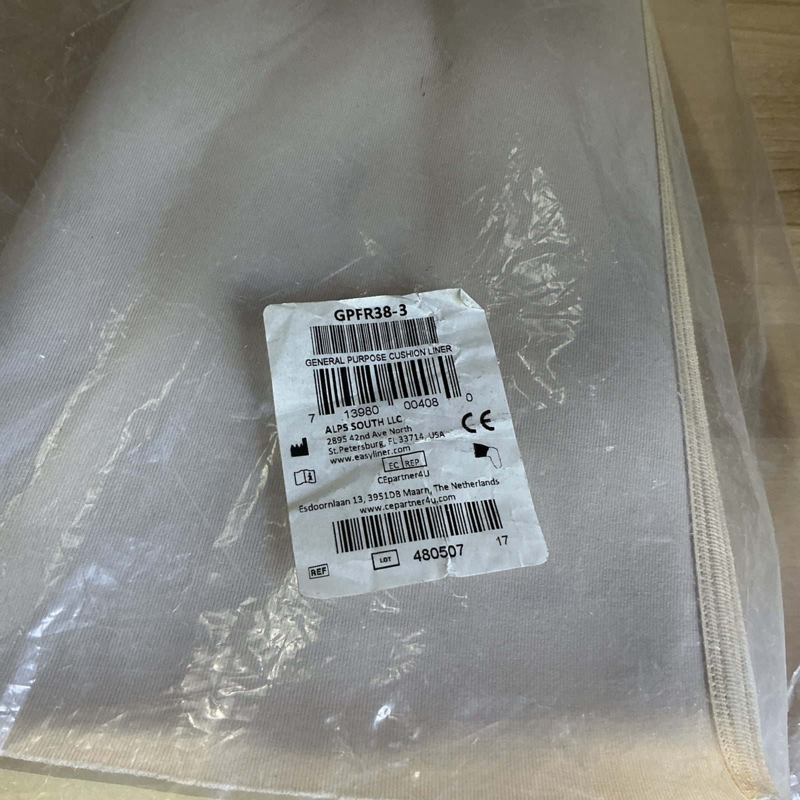 New Alps General Purpose Cushion Prosthetic Liner GPFR38-3
