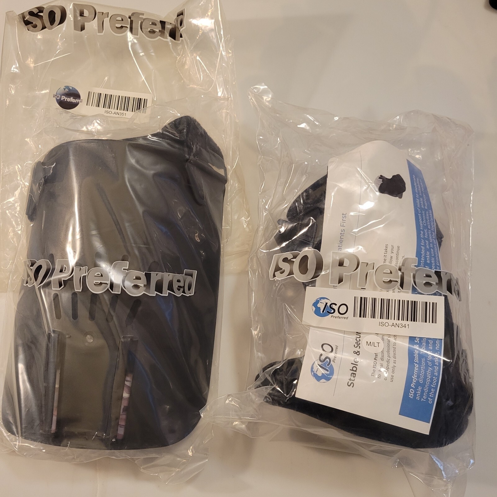 Ankle Support Brace Orthotic by ISO Preferred ISO-AN341 M/LT & ISO-AN351