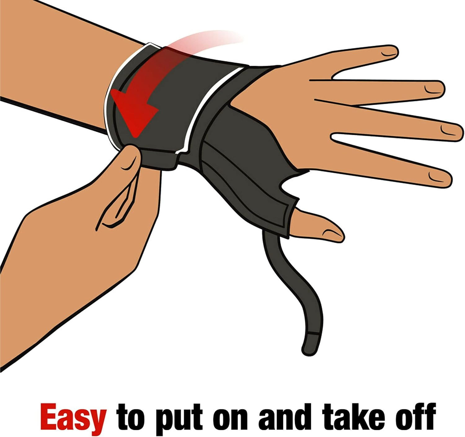 ACE Thumb Stabilizer Adjustable, Black