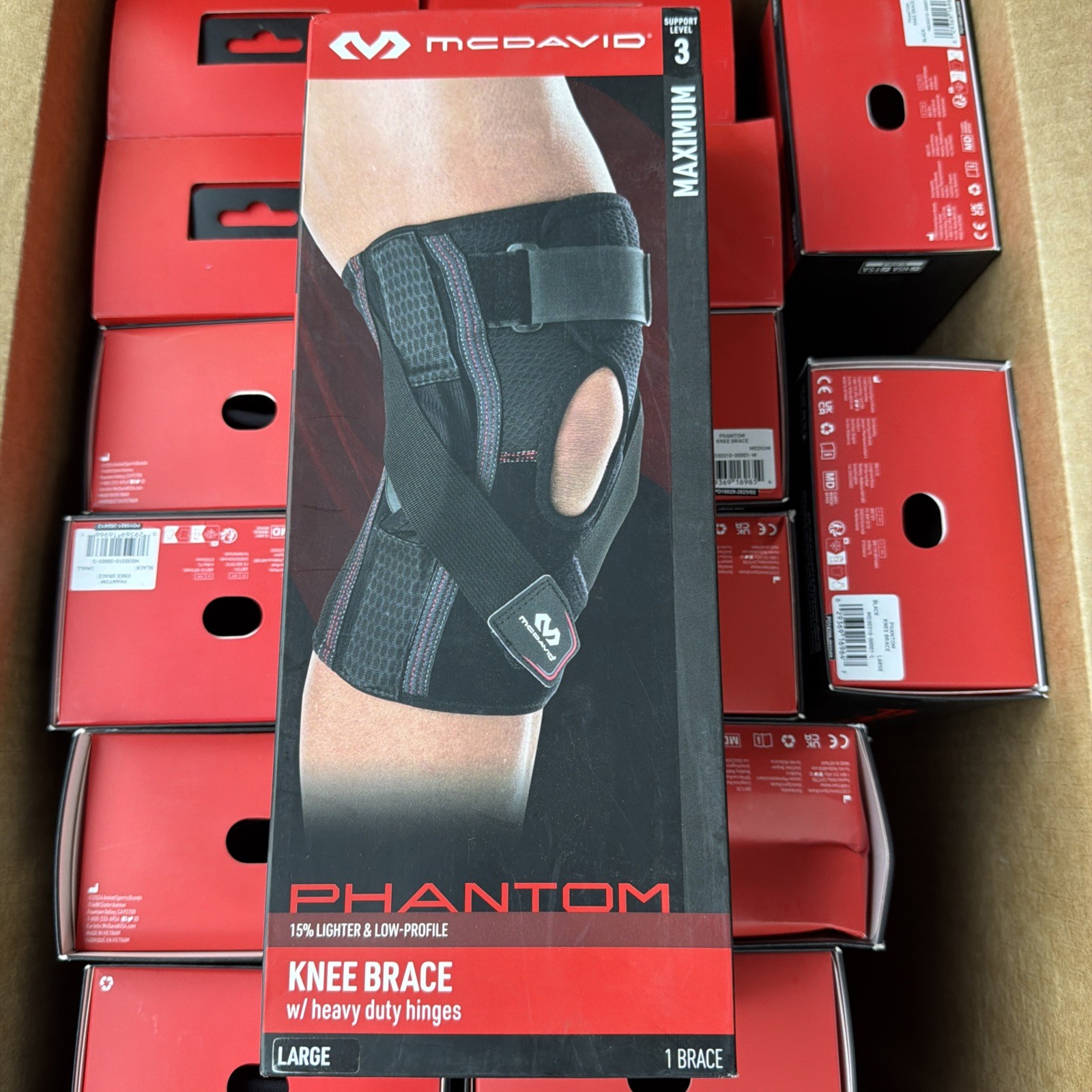 Mcdavid Level 3,Knee Brace with heavy Hinges joint size large 15-16