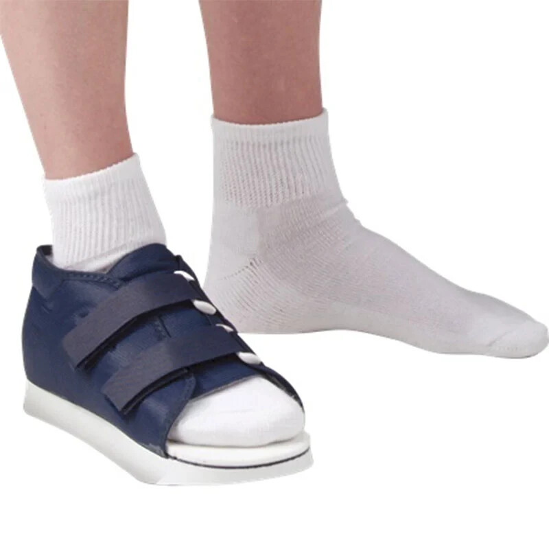 DeRoyal Post-Op Shoe Navy Canvas Rubber Loop-Lock Male Medium REF 2044-02