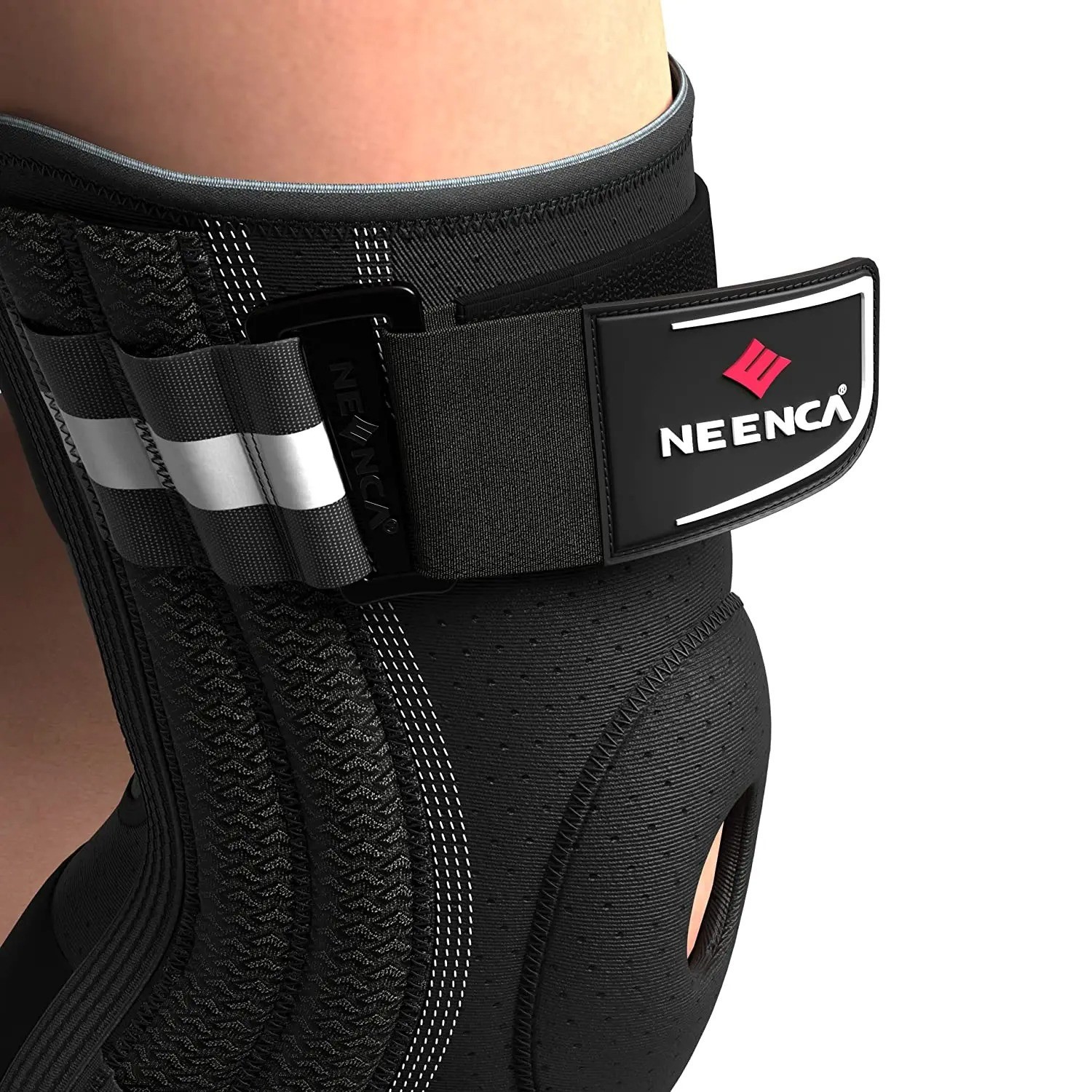 knee brace for knee pain knee support with side stabilizers.