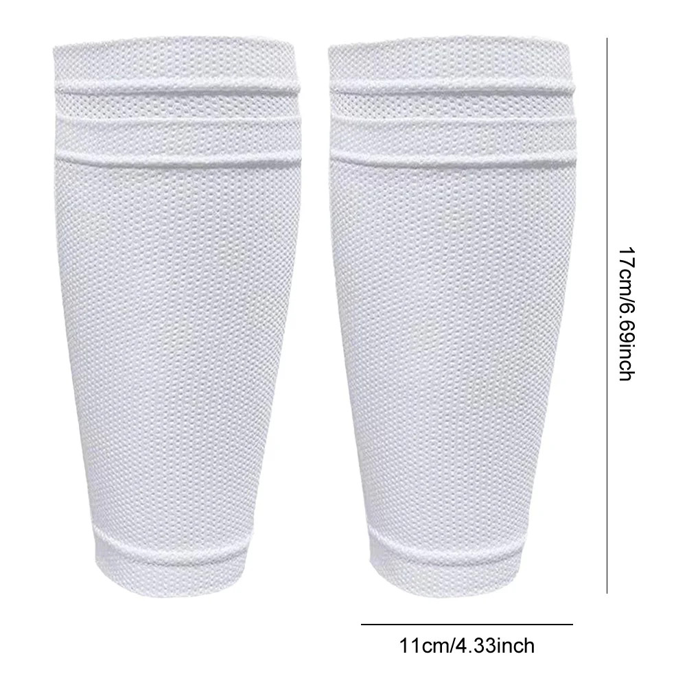 5Pairs Soccer Shin Guards Sleeves with Pocket Football Crashproof Calf Protector