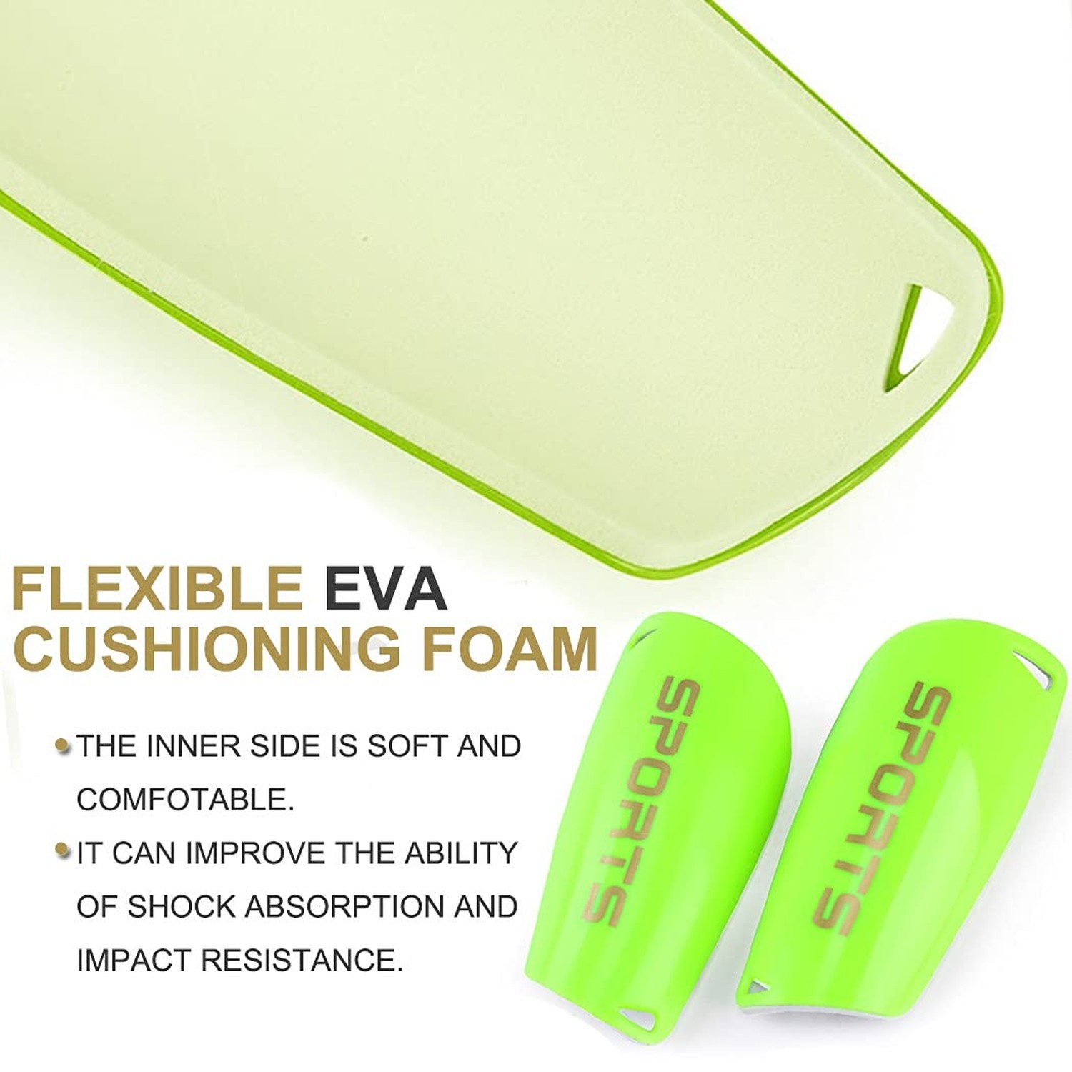 Youth Soccer Shin Guards for Kids Child with Sleeves Soccer Shin Pads and Shi…