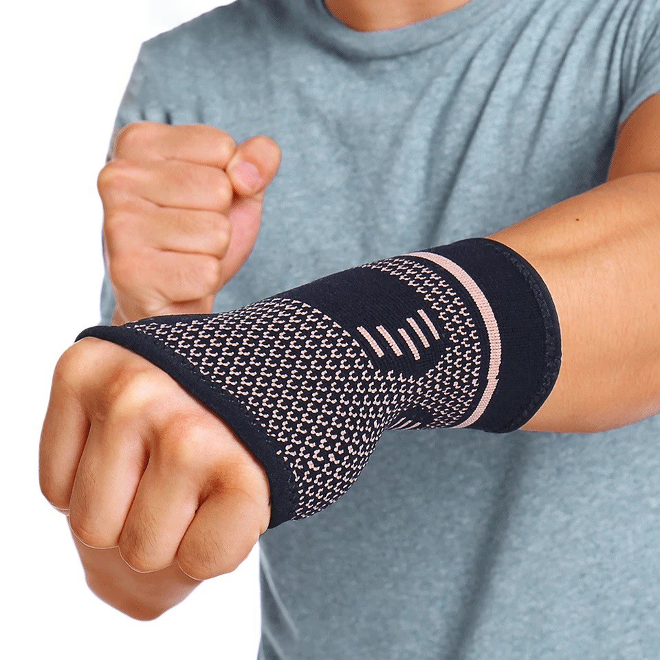 Copper Wrist Compression Sleeve Elastic Wrist Support Sleeve Sport Wrist Brace
