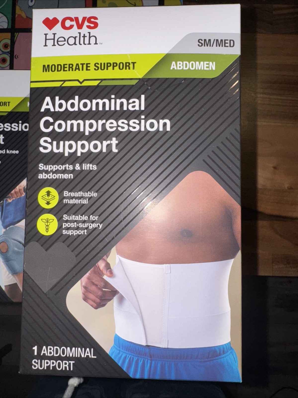 CVS Health abdominal compression support, Moderate Support Size SM/MED
