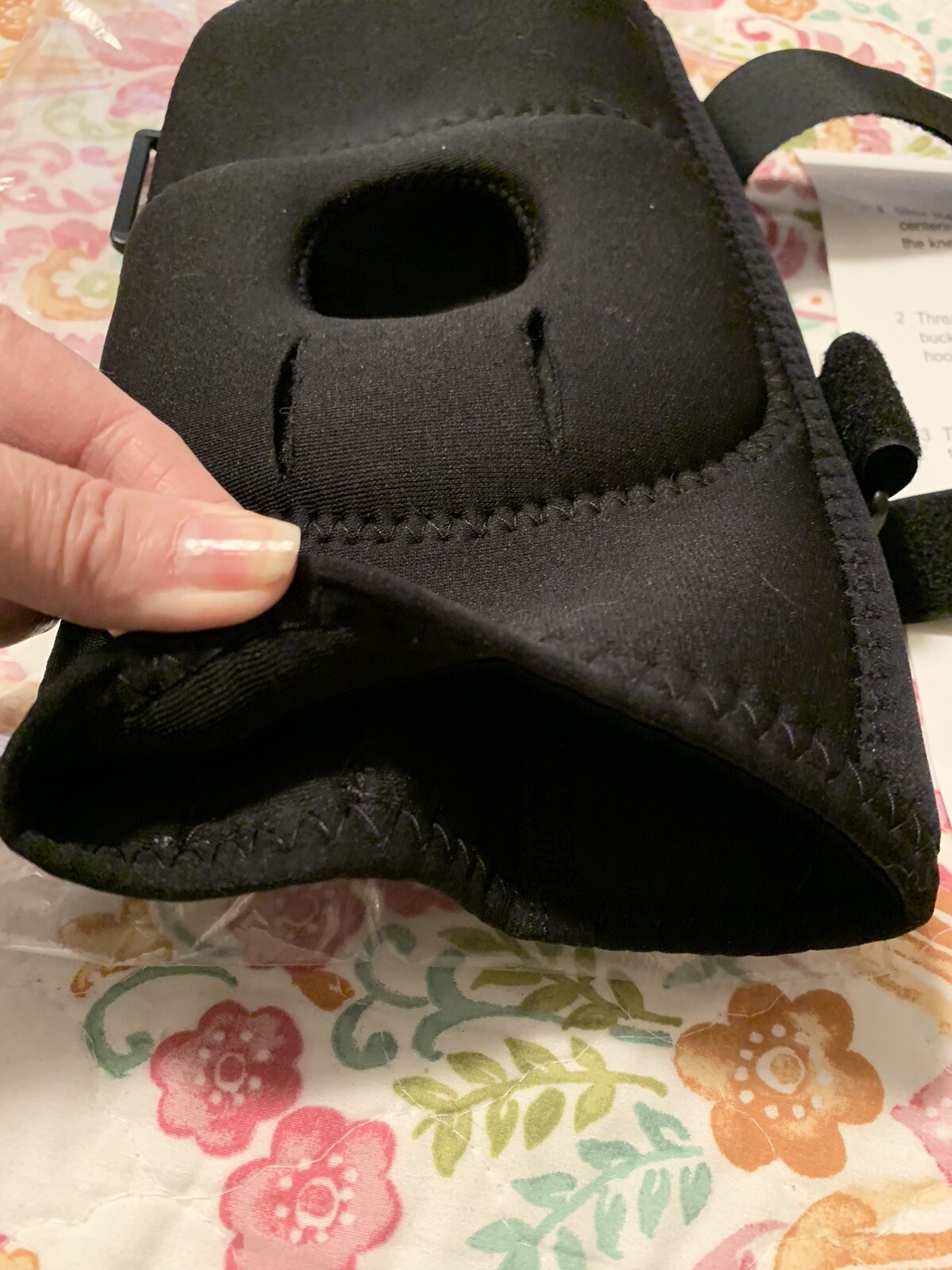 ❤️New Front Line Koolflex VAKC46 Knee Support Medium pull-up black ACL