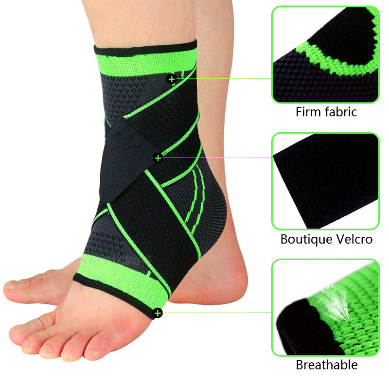 Ankle Support Compression Brace Achilles Tendon Strap Foot Sprains Injury Pain