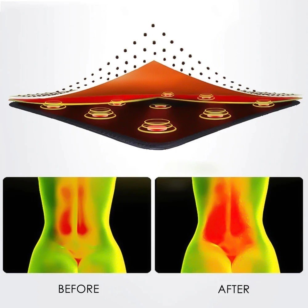 back waist support belt waist self heating magnetic therapy lumbar