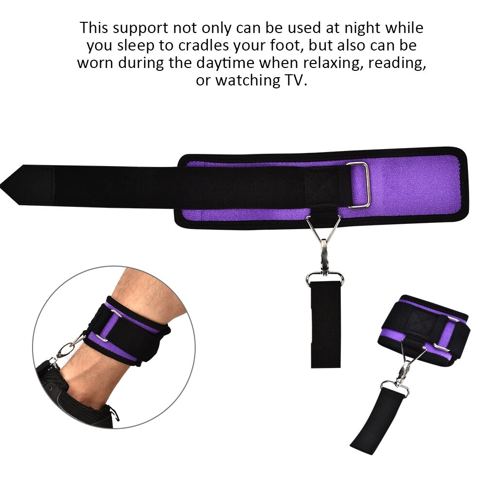 Foot Drop Postural Corrector Adjustable Ankle Brace Support Plantar Fasciitis