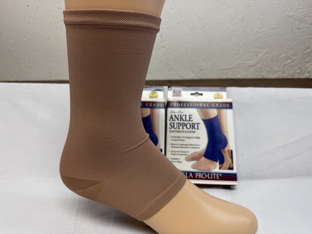 FLA Pro-Lite Ankle Support Knitted Pullover Beige Small