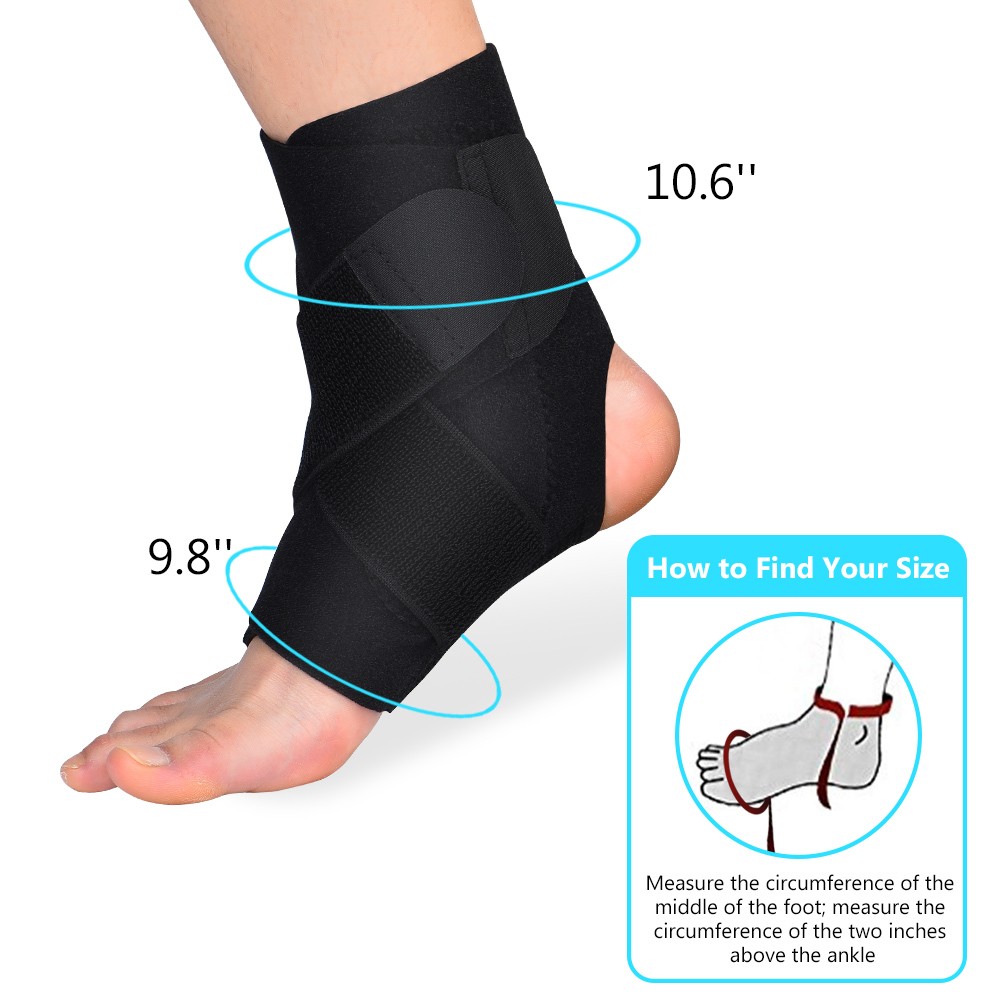 Adjustable Ankle Support Brace Breathable Sleeve For Men/Women