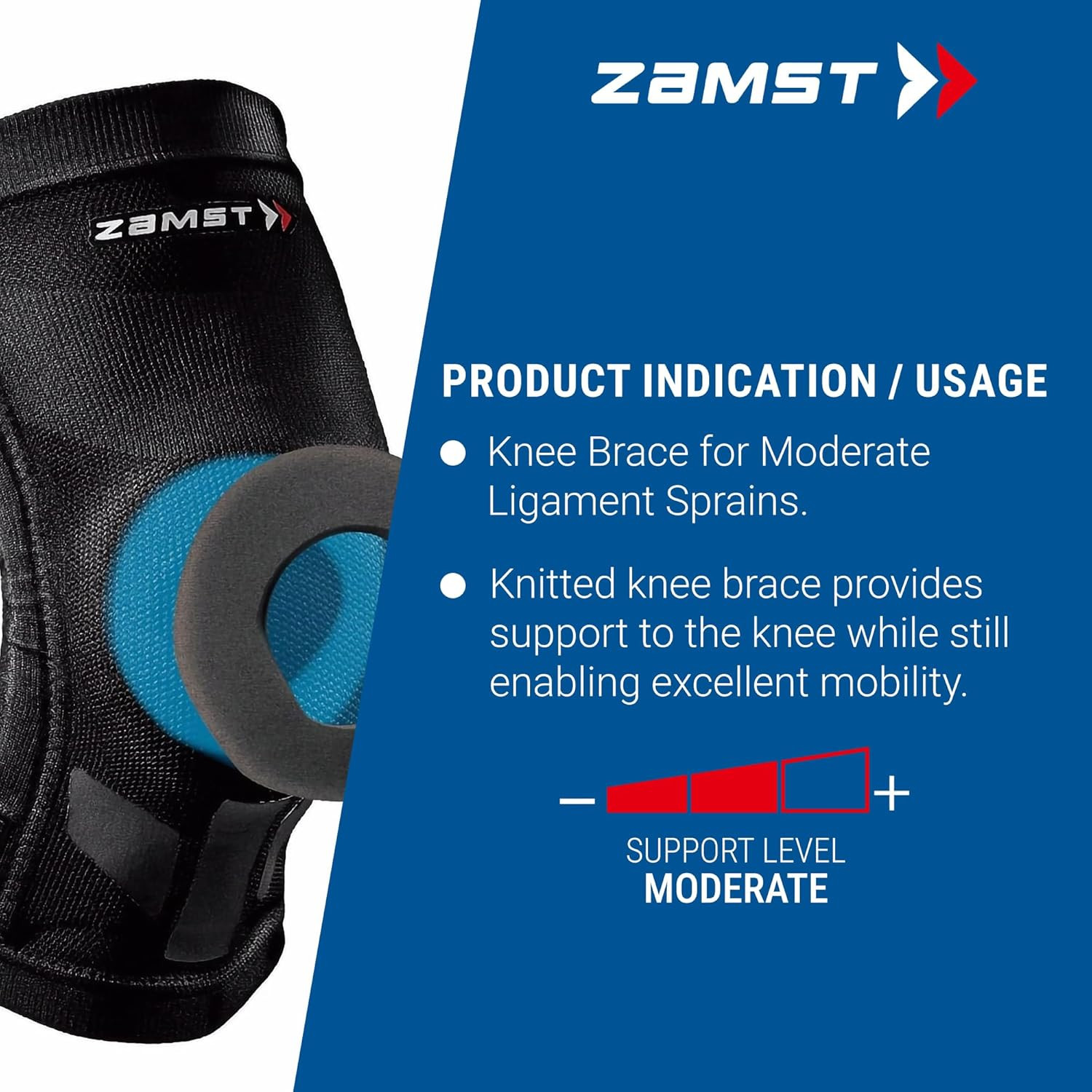 Zk-Motion Sports Knee Brace for ACL, MCL, LCL Support – Small Size