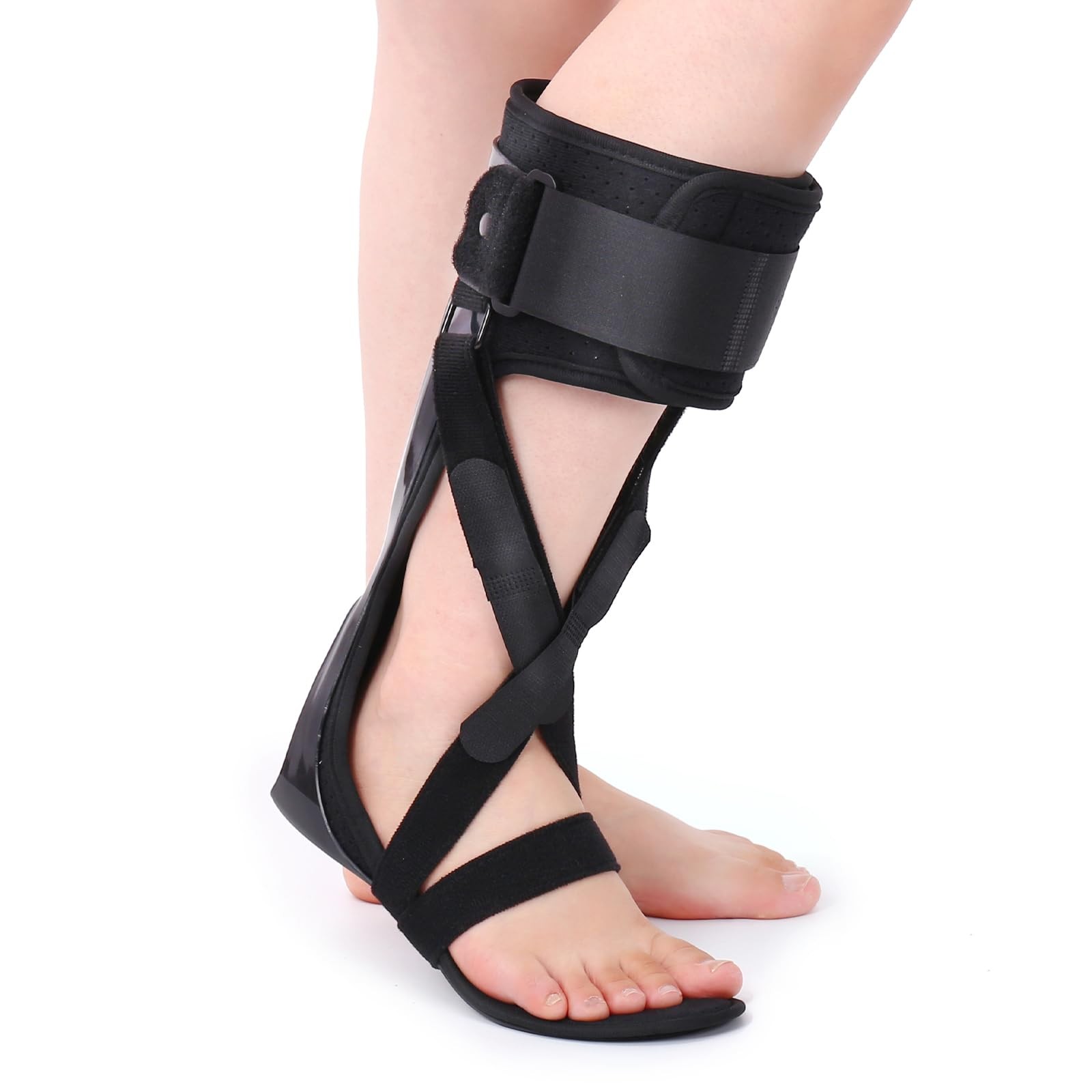 AFO Drop Foot Stabilizer Brace Walking Ankle Orthosis Left Size Medium