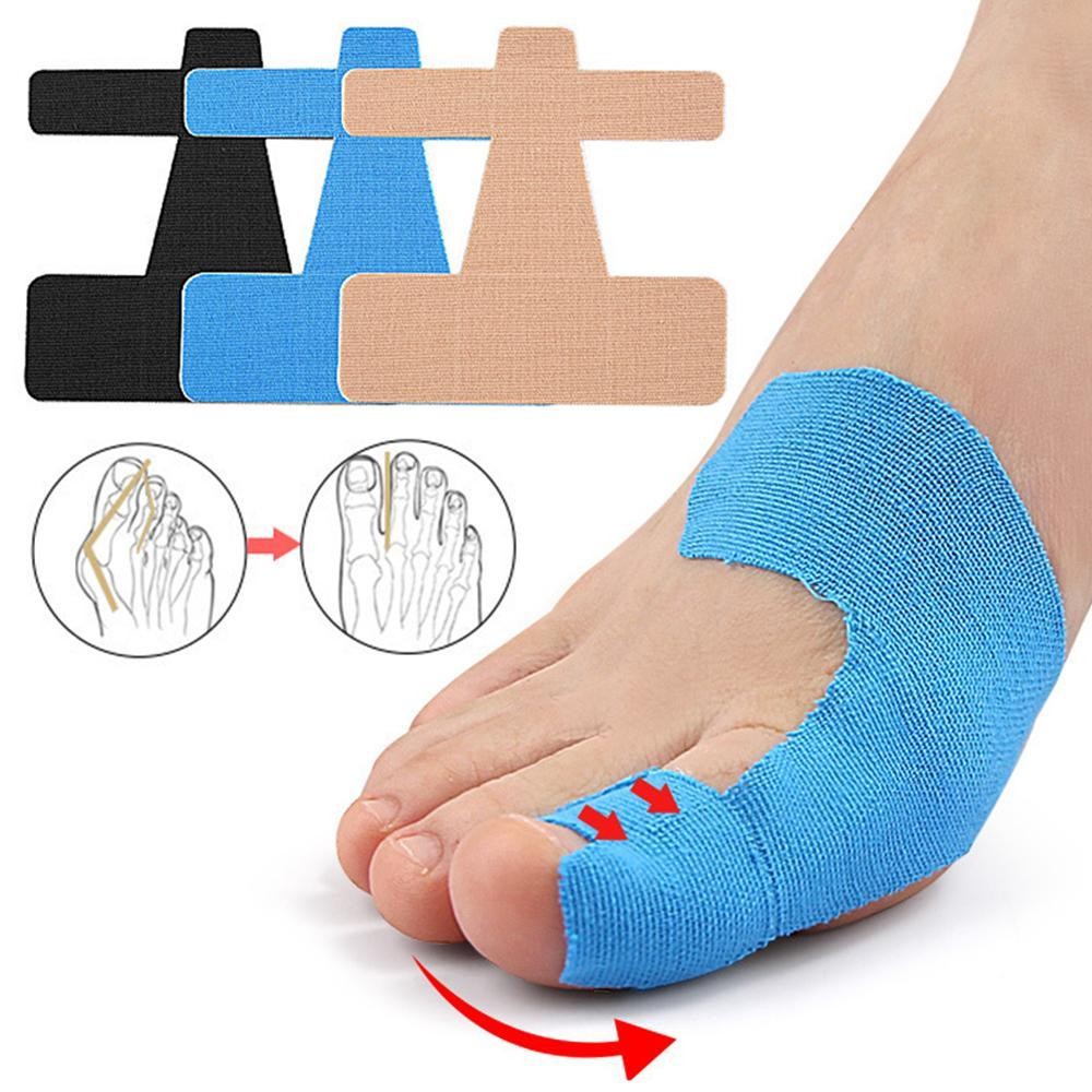 10pcs Bunion Corrector Tape – Pain Relief Kinesiology Athletic Big Toe Support