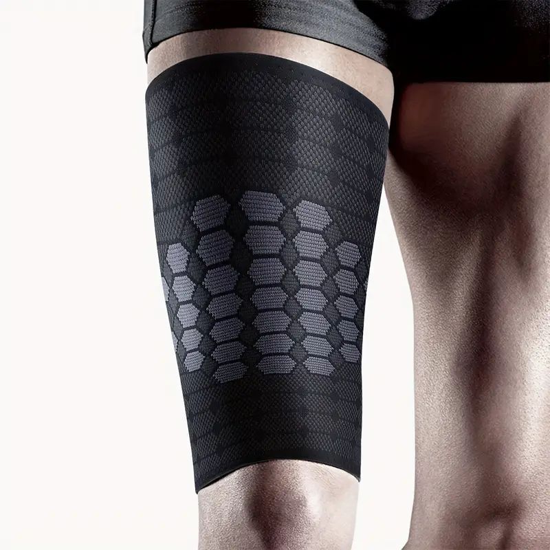 2PK Thigh Wrap Support Hamstring Compression Leg Brace Sleeve Adjustable Sport++