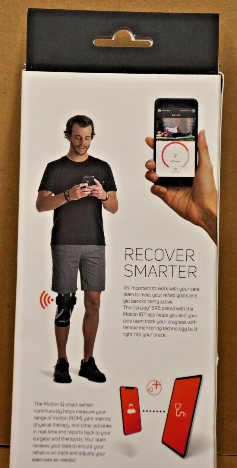DonJoy Smart Recovery Brace powered by Motion iQ Ref 11-4016-3-13000 BRAND NEW M